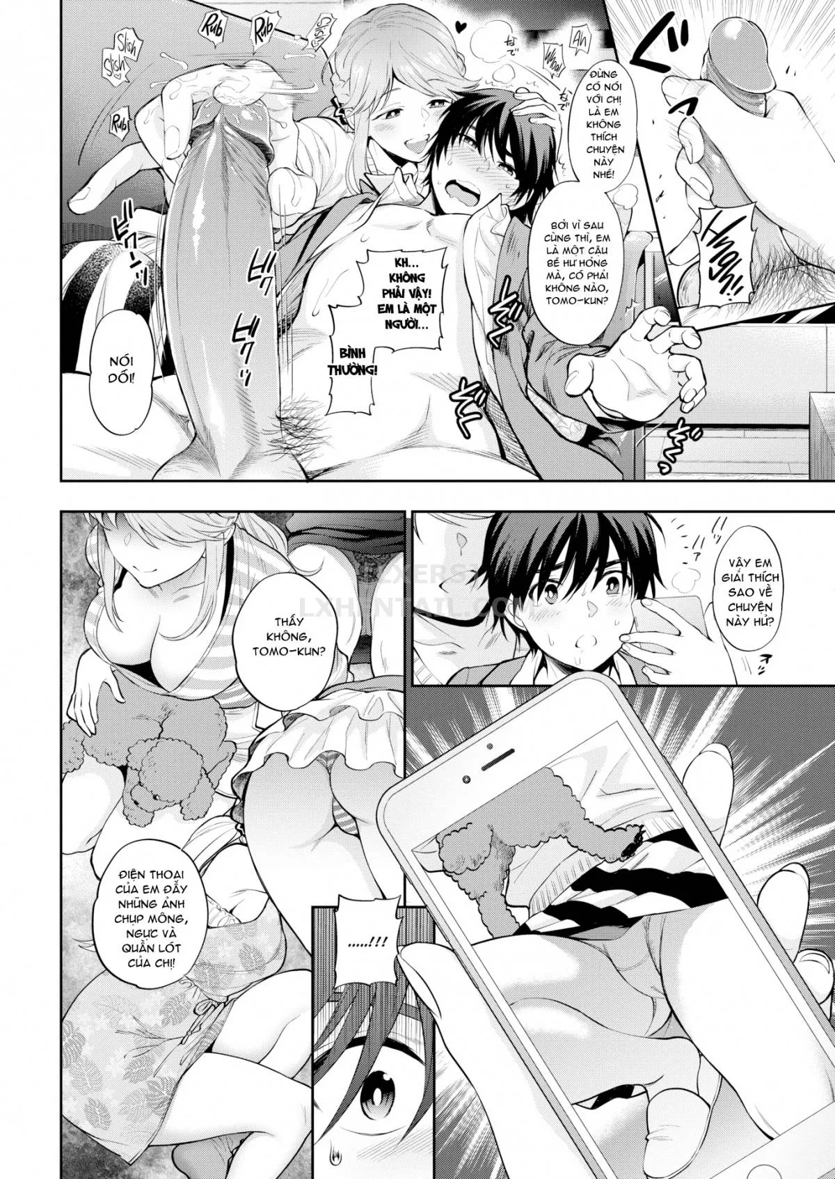 HentaiVN.net - Ảnh 9 - Doutei Otouto to Bitch Ane [The cherry boy with Bitch sister.] - Chap 10 - END