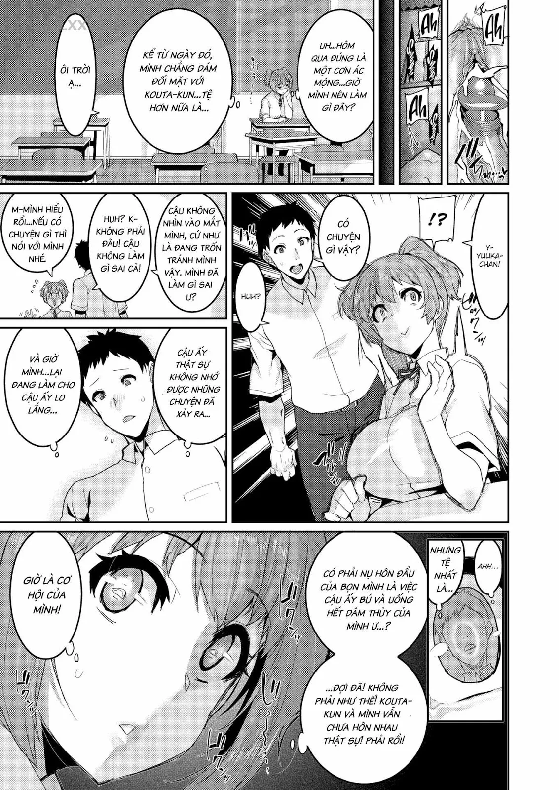 HentaiVN.net - Ảnh 12 - Hình phạt lên đỉnh điên cuồng [Let’s Just Get It Over With] - Oneshot