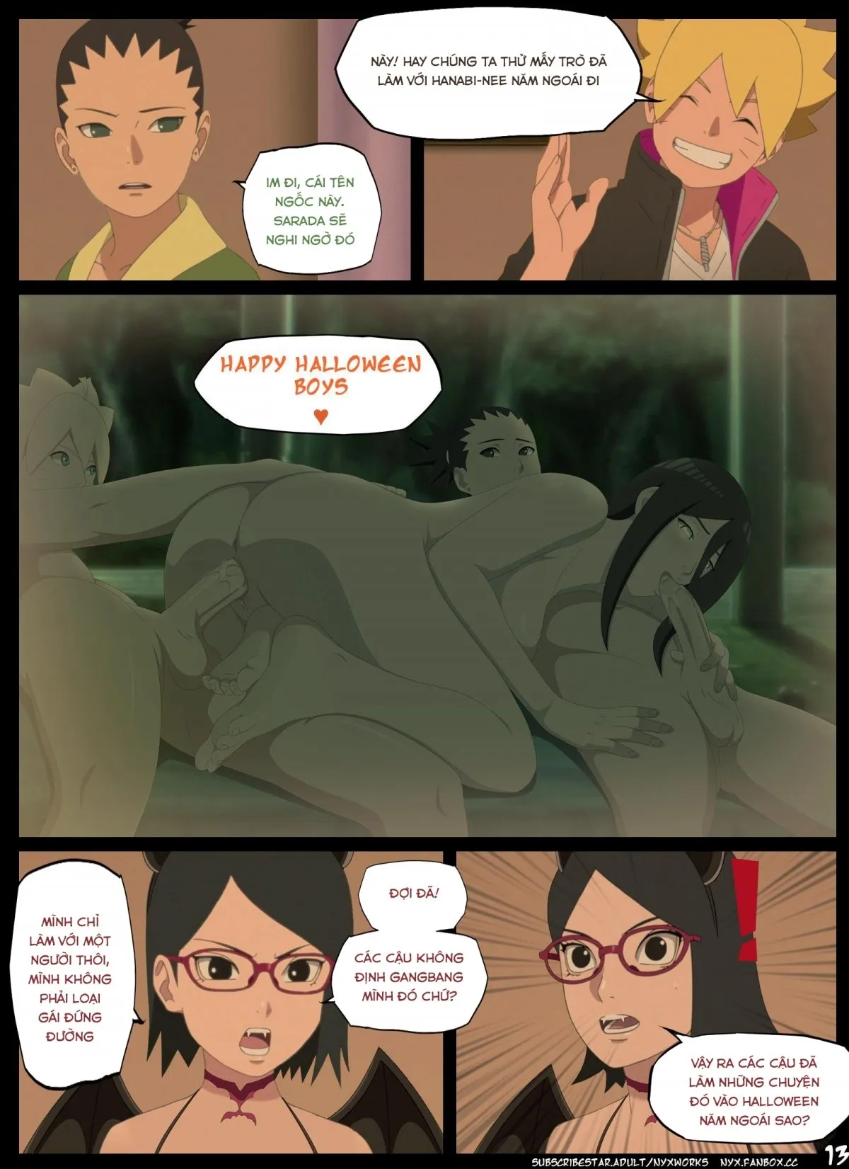 HentaiVN.net - Ảnh 13 - Night of the Red Eyed succubus (Naruto) - Oneshot