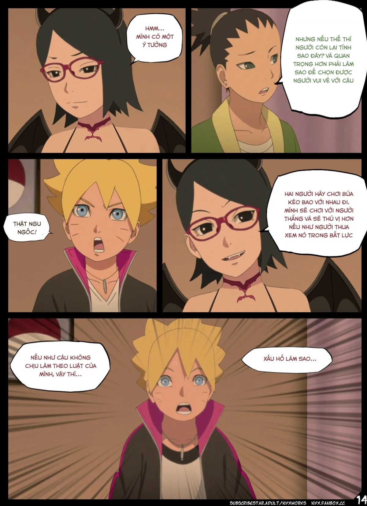 HentaiVN.net - Ảnh 14 - Night of the Red Eyed succubus (Naruto) - Oneshot