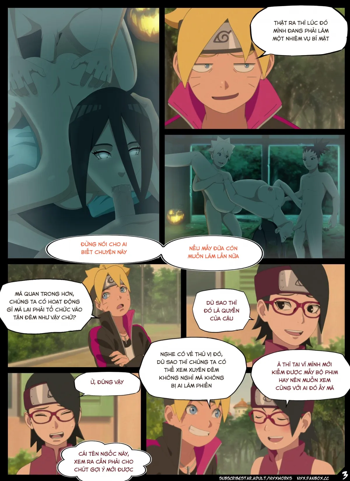 HentaiVN.net - Ảnh 3 - Night of the Red Eyed succubus (Naruto) - Oneshot