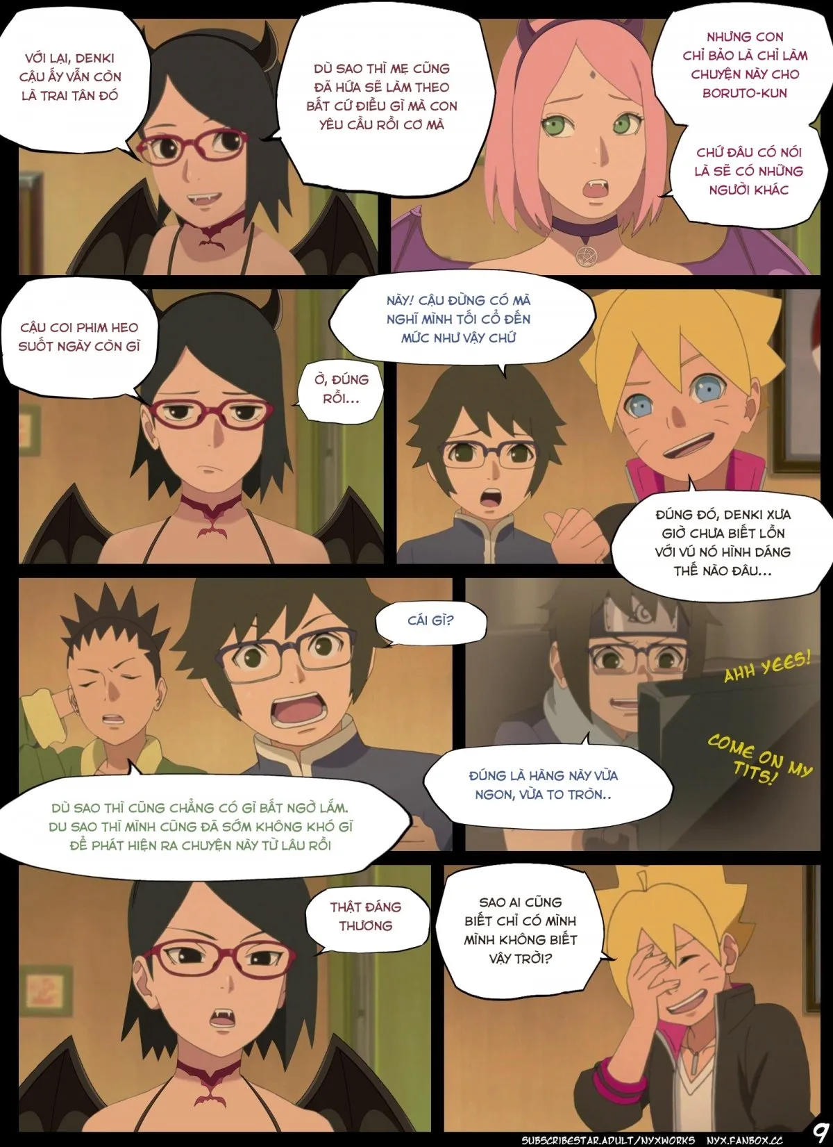 HentaiVN.net - Ảnh 9 - Night of the Red Eyed succubus (Naruto) - Oneshot