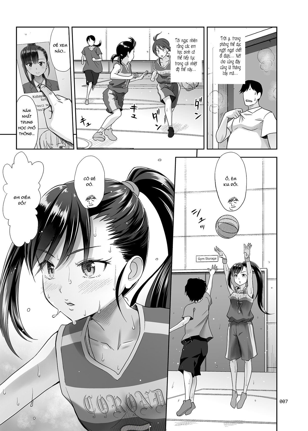 HentaiVN.net - Ảnh 6 - Seishidouin no Oshigoto 3 Mushiatsui Taiiku Souko de Iron na Renshuu o Shitemitara Asedaku ni Natta - Oneshot