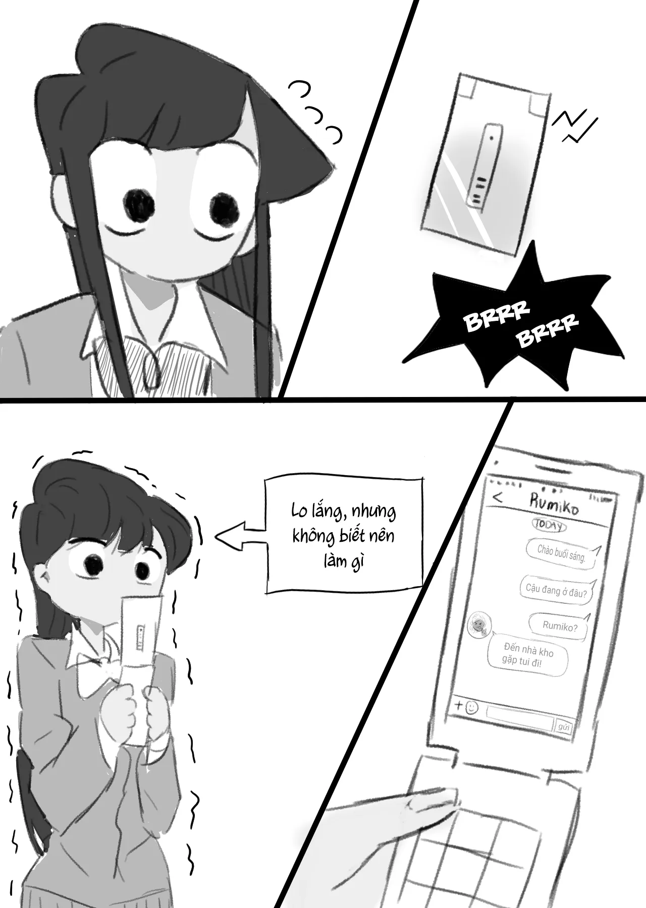 HentaiVN.net - Ảnh 4 - Komi-chan Không Thể Cummunicate [Komi can't cummunicate] - Oneshot siêu phẩm