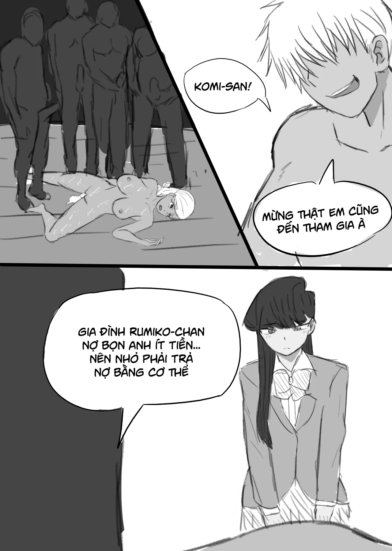 HentaiVN.net - Ảnh 7 - Komi-chan Không Thể Cummunicate [Komi can't cummunicate] - Oneshot siêu phẩm