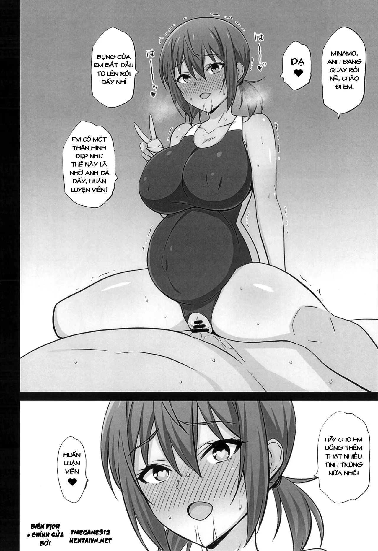 HentaiVN.net - Ảnh 14 - Ta! Thôi miên ức vạn thiếu nữ dú bự! [Otegaru Saimin; Simple Hypnotism;] - Chap 2: Đến bể bơi săn gái thôi~