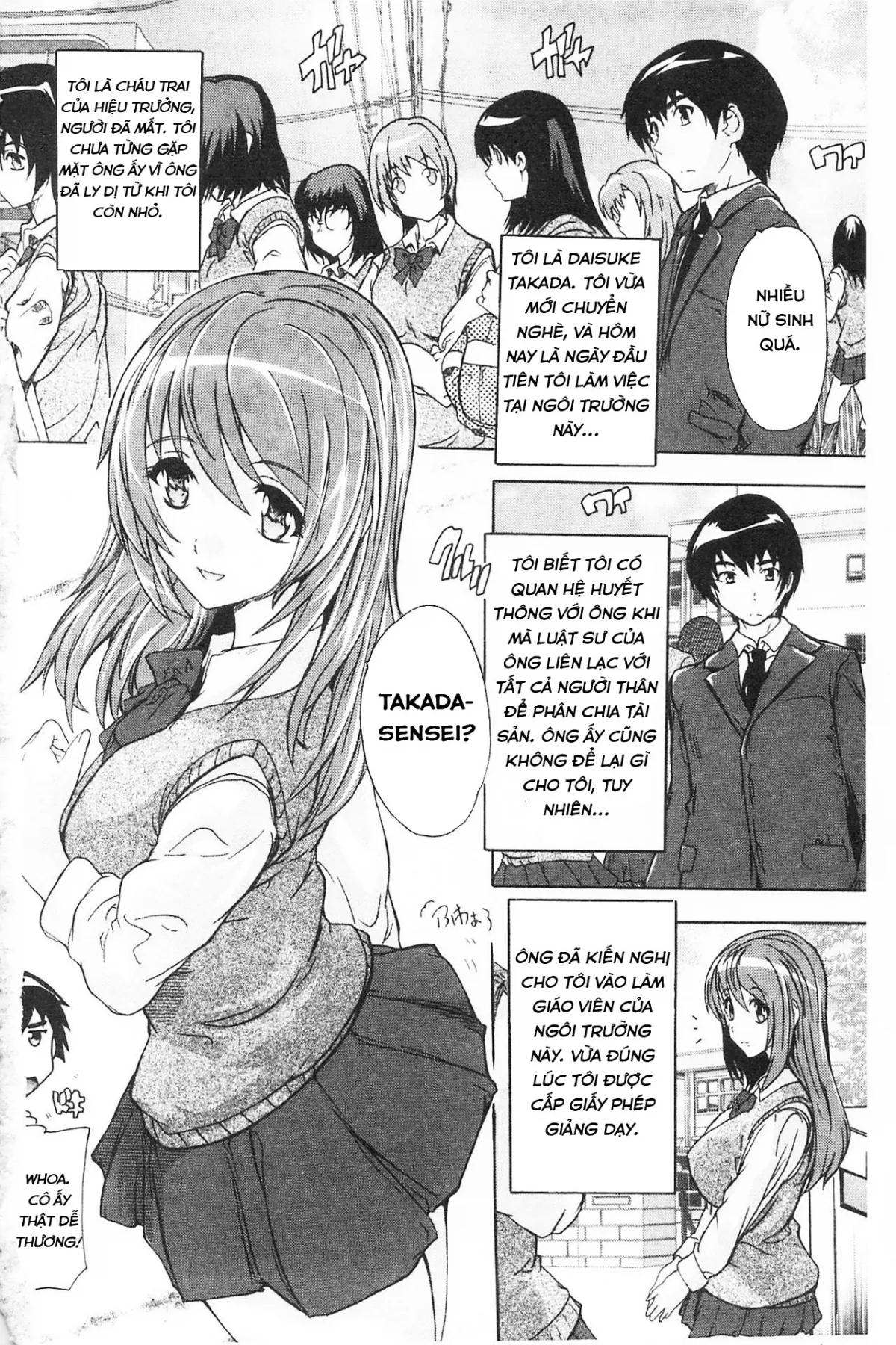 HentaiVN.net - Ảnh 5 - Saimin! Zenra Gakuen [Hypnotism! Nude Girls School] - Chap 1.1