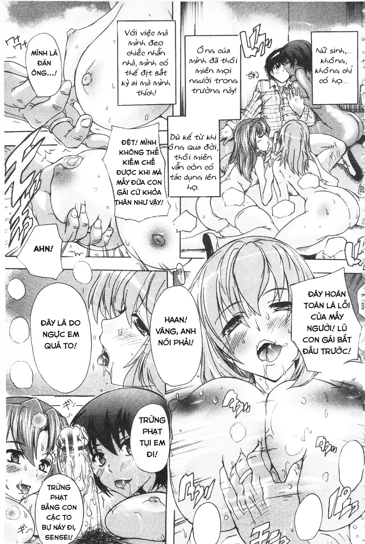 HentaiVN.net - Ảnh 11 - Saimin! Zenra Gakuen [Hypnotism! Nude Girls School] - Chap 1.2