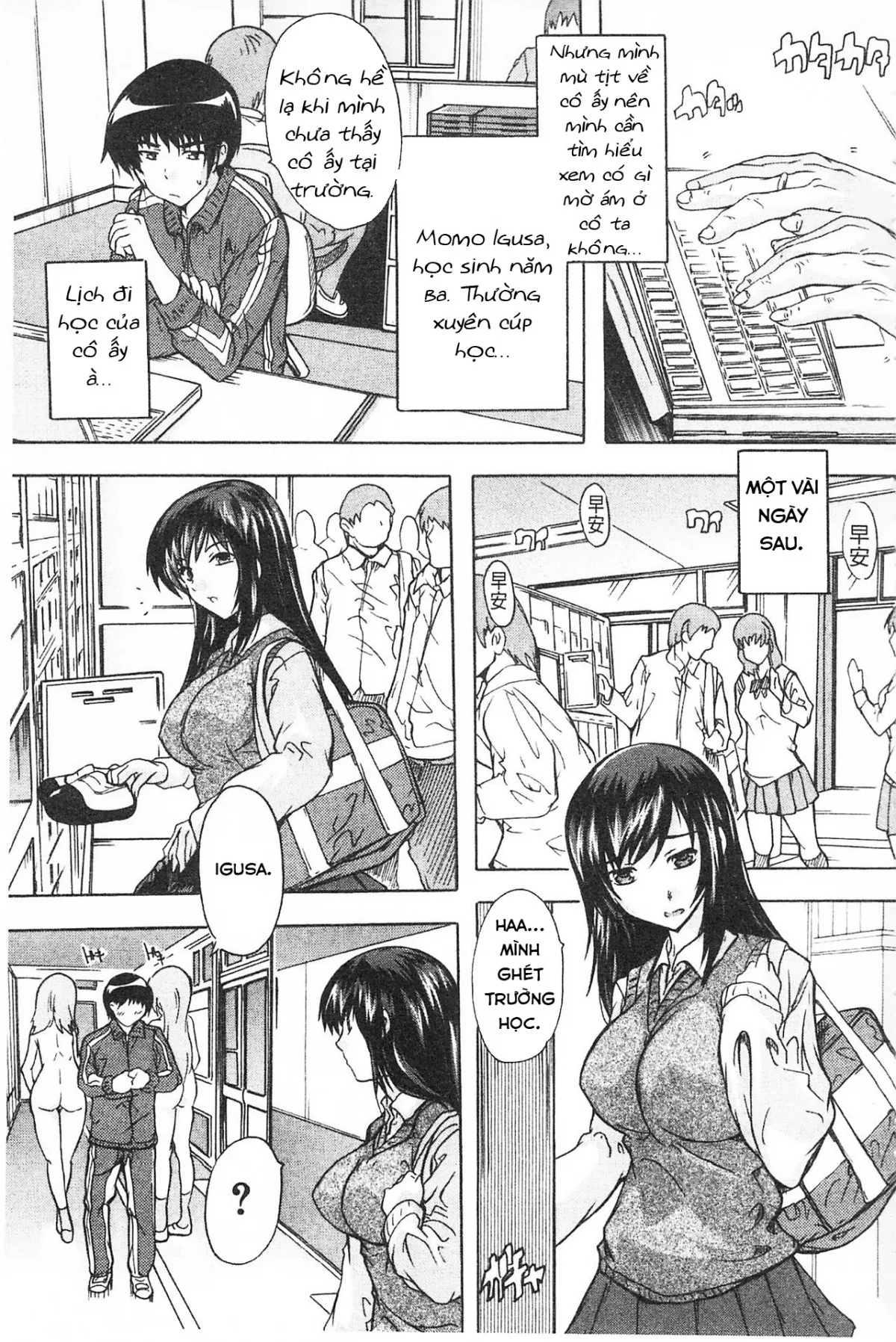 HentaiVN.net - Ảnh 10 - Saimin! Zenra Gakuen [Hypnotism! Nude Girls School] - Chap 2.1
