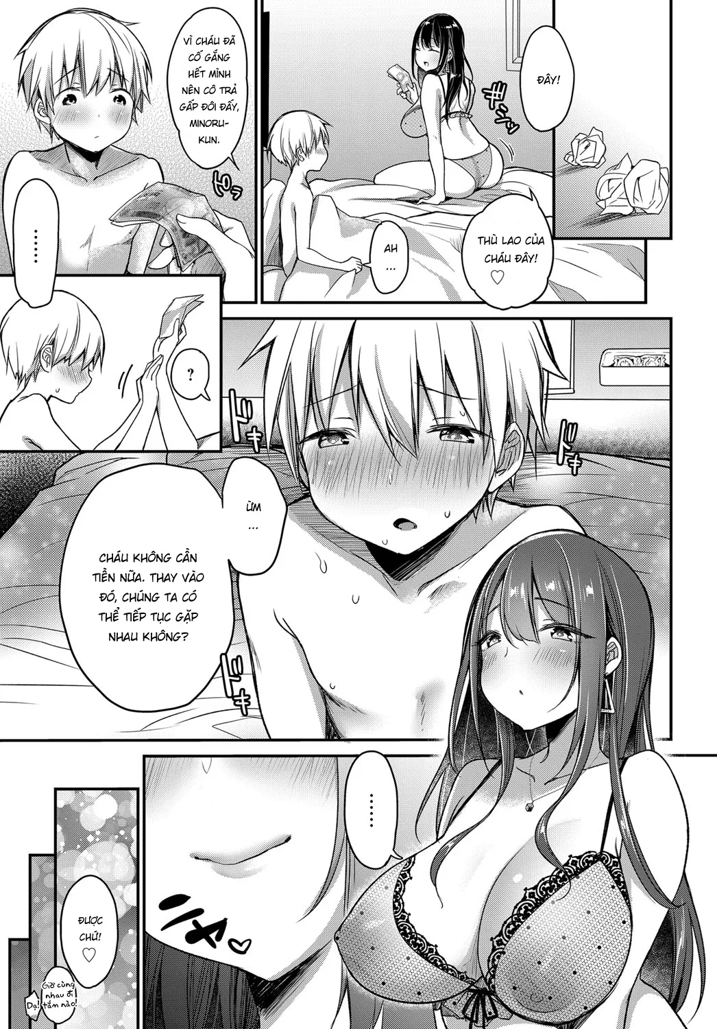 HentaiVN.net - Ảnh 25 - Hajimete no Mamakatsu [My First Sugar Mommy] - Oneshot