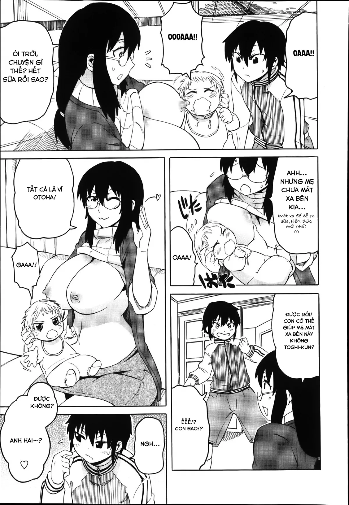 HentaiVN.net - Ảnh 4 - Tôi đã làm mẹ mình có bầu [Mama Milk] - OneShot