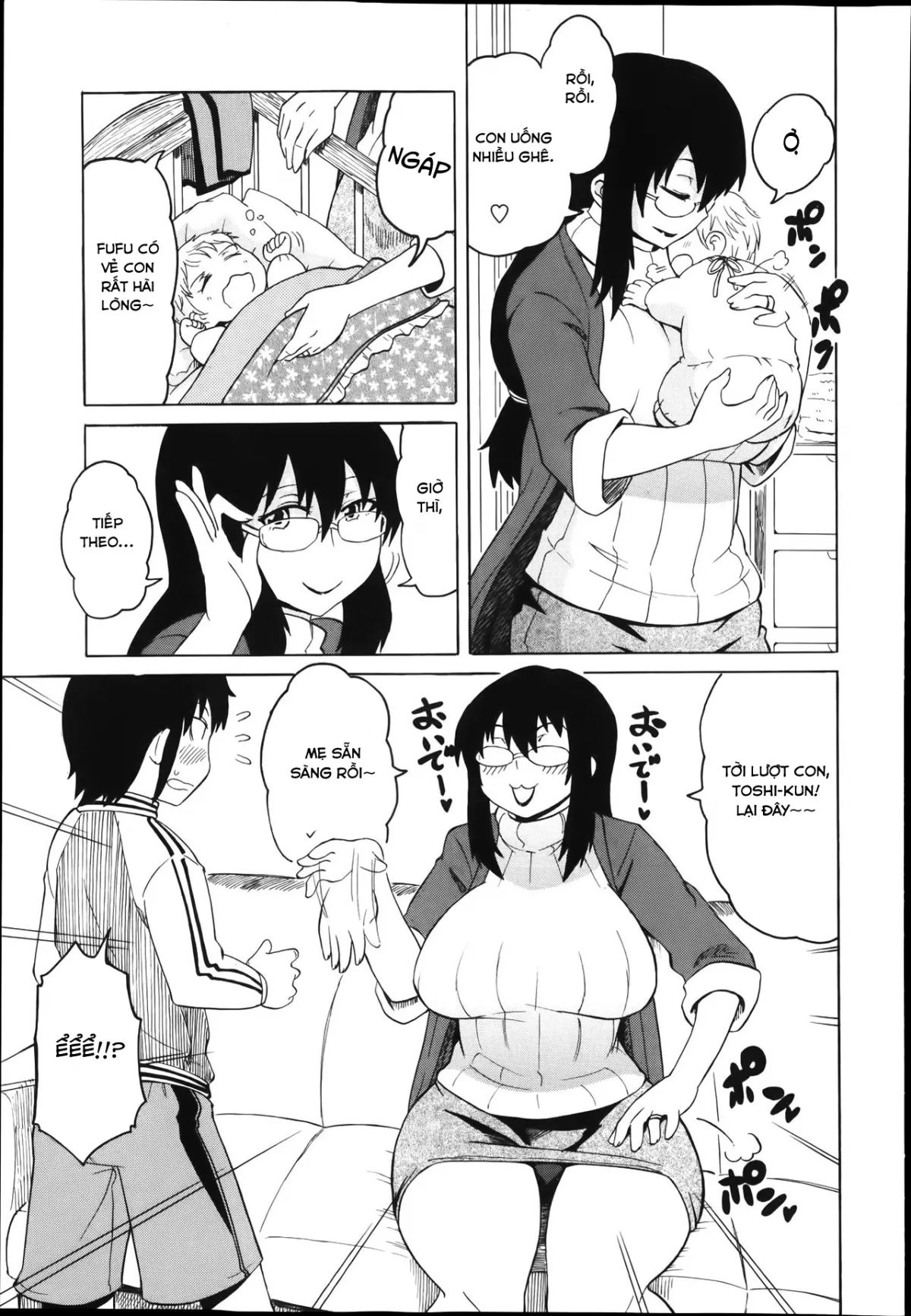 HentaiVN.net - Ảnh 6 - Tôi đã làm mẹ mình có bầu [Mama Milk] - OneShot