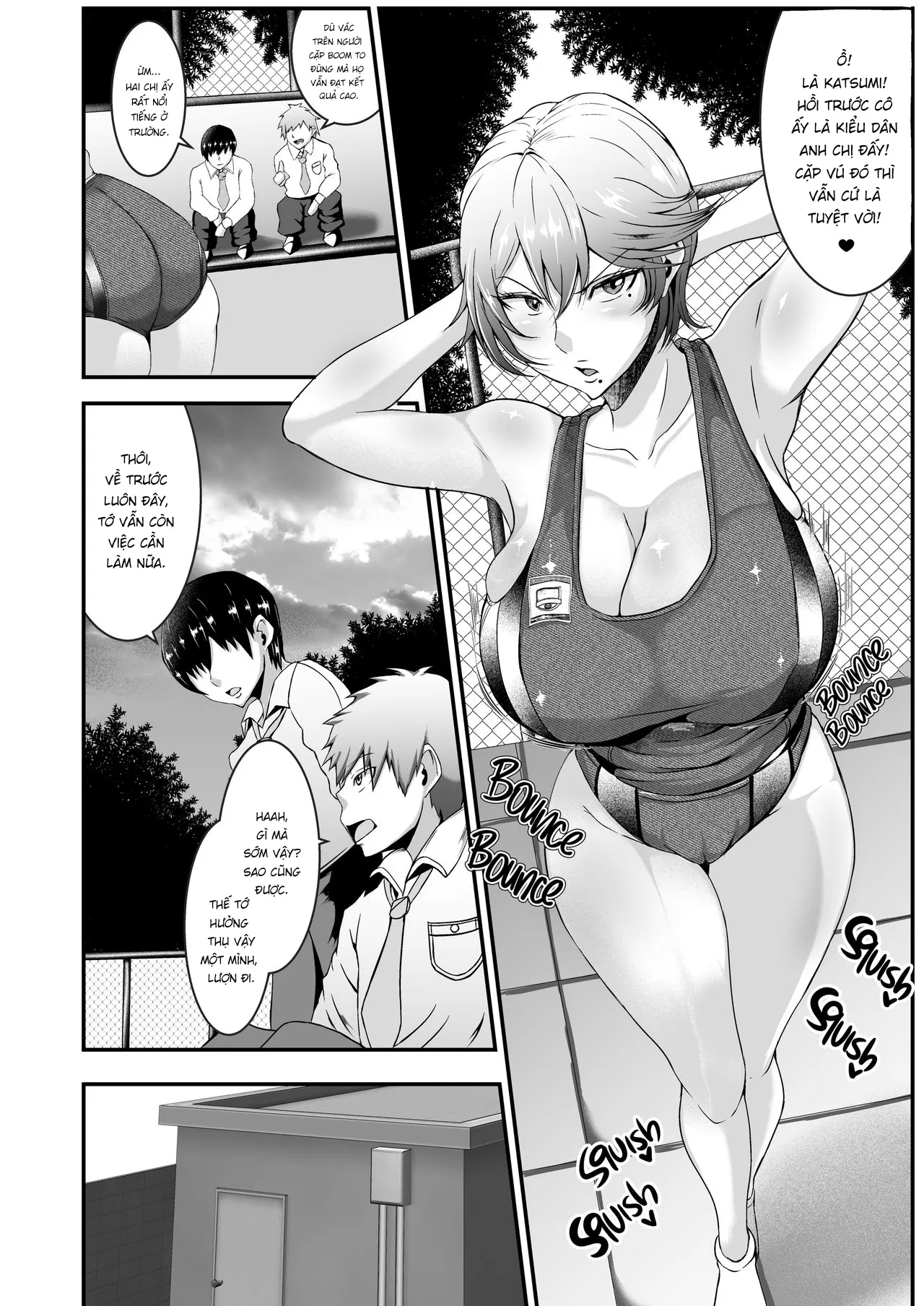 HentaiVN.net - Ảnh 5 - Thịt hai bà senpai ở câu lạc bộ điền kinh [Rikujoubu no Eroi Senpai] - Oneshot
