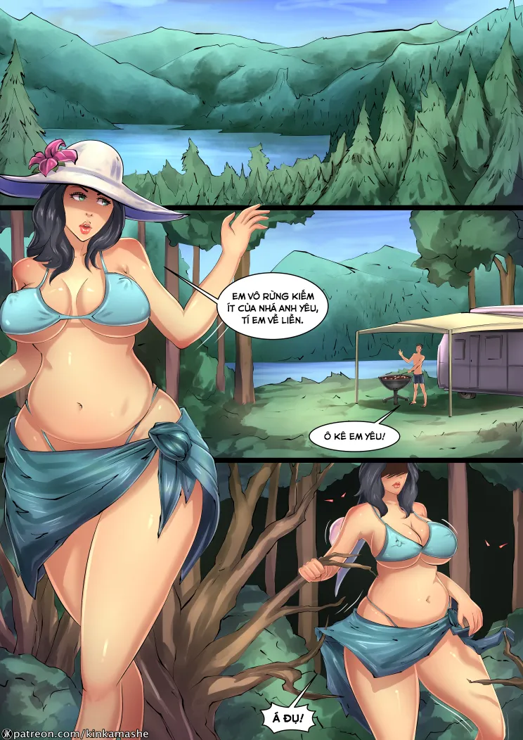 HentaiVN.net - Ảnh 3 - Con vợ trong rừng [Wife in the woods] - Hôm nay tôi buồn, vì mất em rồi