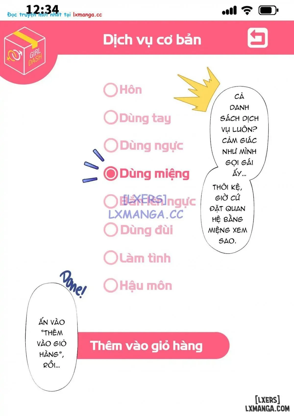 HentaiVN.net - Ảnh 8 - Woman Eats - Chap 1 -Hottie Delivery Service-