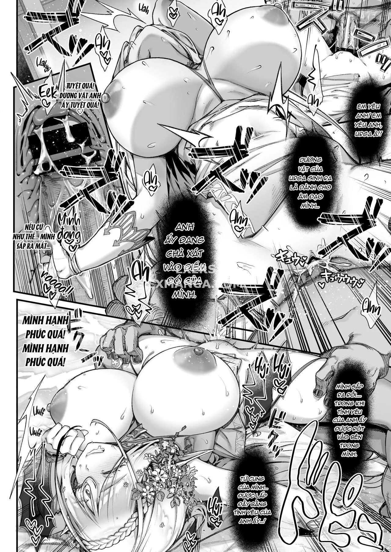 HentaiVN.net - Ảnh 21 - Midara na Elf-san wa Orc-kun ga Osuki [Lewd Elf Likes Orc-kun ; Come to the Forest of the Lewd Elves] - Chap 2 - [END]