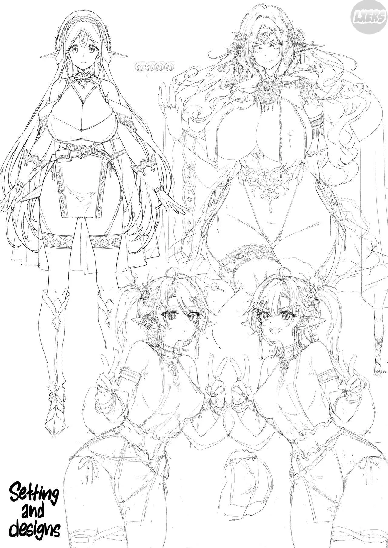 HentaiVN.net - Ảnh 43 - Midara na Elf-san wa Orc-kun ga Osuki [Lewd Elf Likes Orc-kun ; Come to the Forest of the Lewd Elves] - Chap 2 - [END]