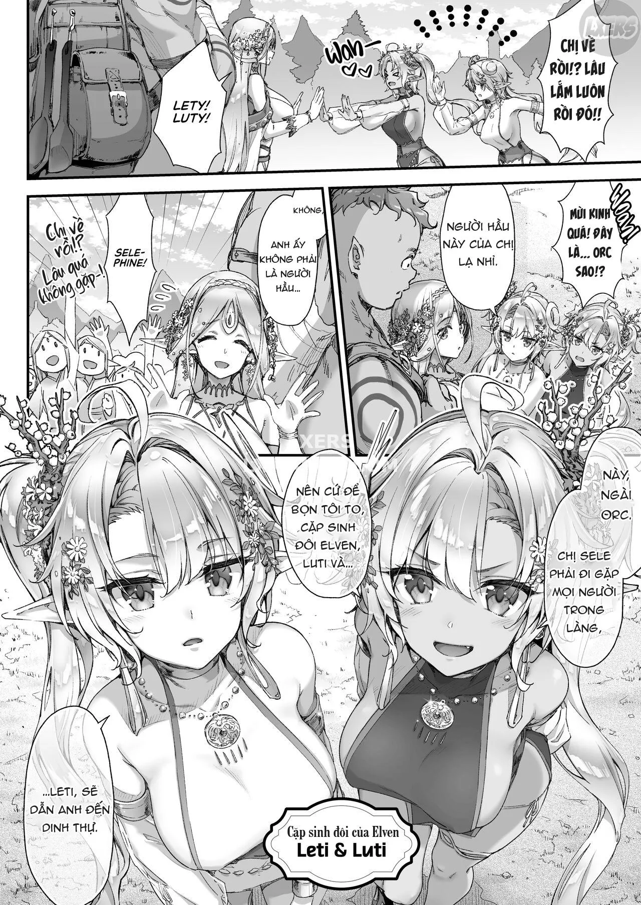 HentaiVN.net - Ảnh 7 - Midara na Elf-san wa Orc-kun ga Osuki [Lewd Elf Likes Orc-kun ; Come to the Forest of the Lewd Elves] - Chap 2 - [END]
