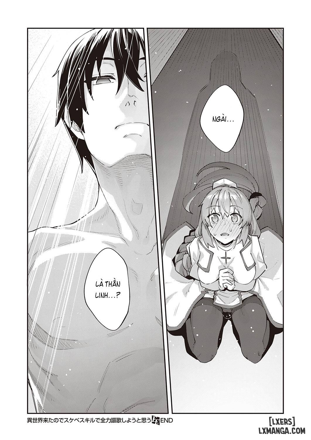HentaiVN.net - Ảnh 35 - Isekai Kitanode Sukebe Skill de Zenryoku Ouka Siyouto Omou - Chap 1 Bị isekai do quay tay quá độ, tôi tiếp tục được nữ thần dị giới ban phước cho thằng em rồi... chịch luôn bả.