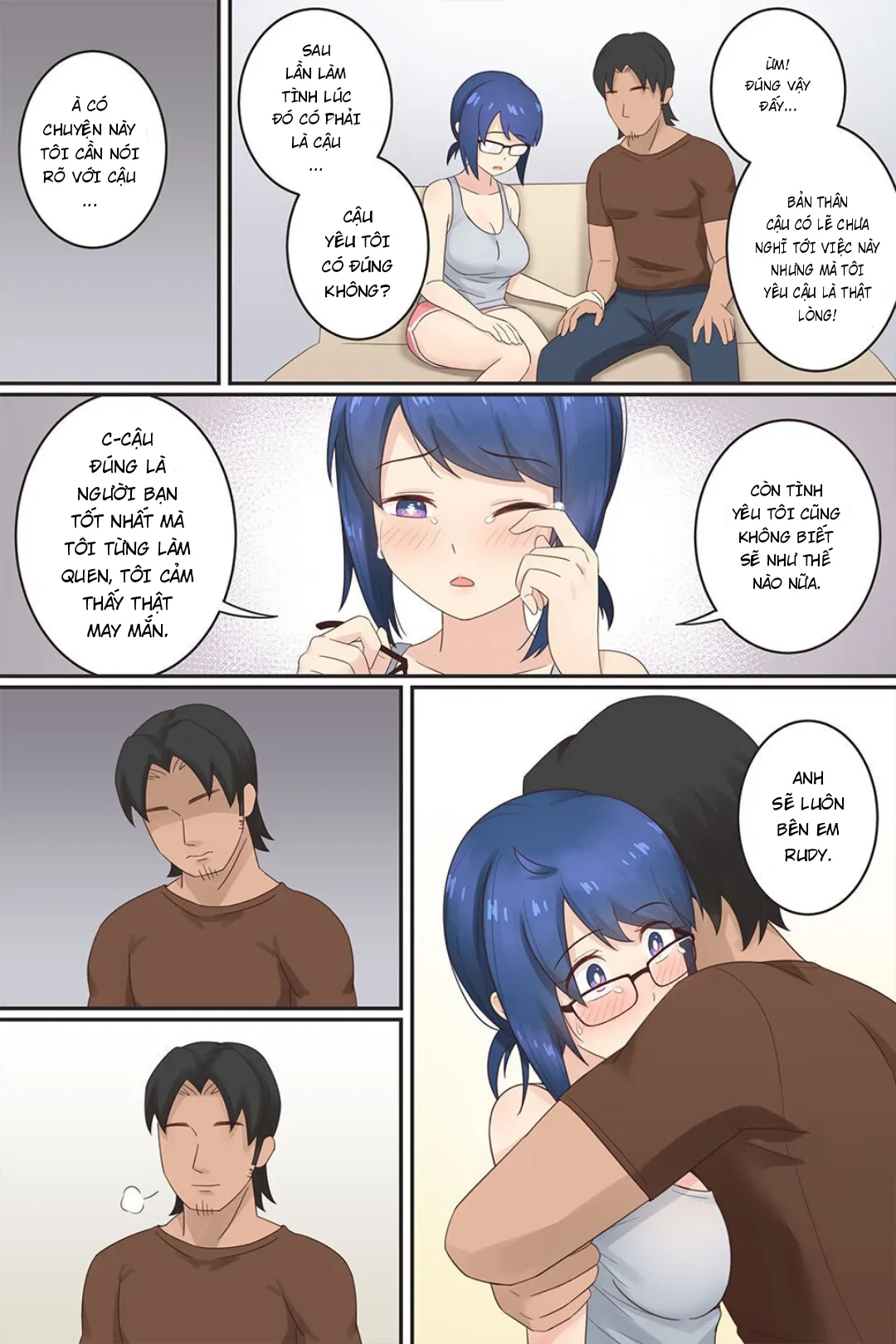 HentaiVN.net - Ảnh 3 - RuDy và những người bạn trai của cô ấy! Chap 3 [Rudy and Her Boys Remake Ch.3] - Chap 3 - END