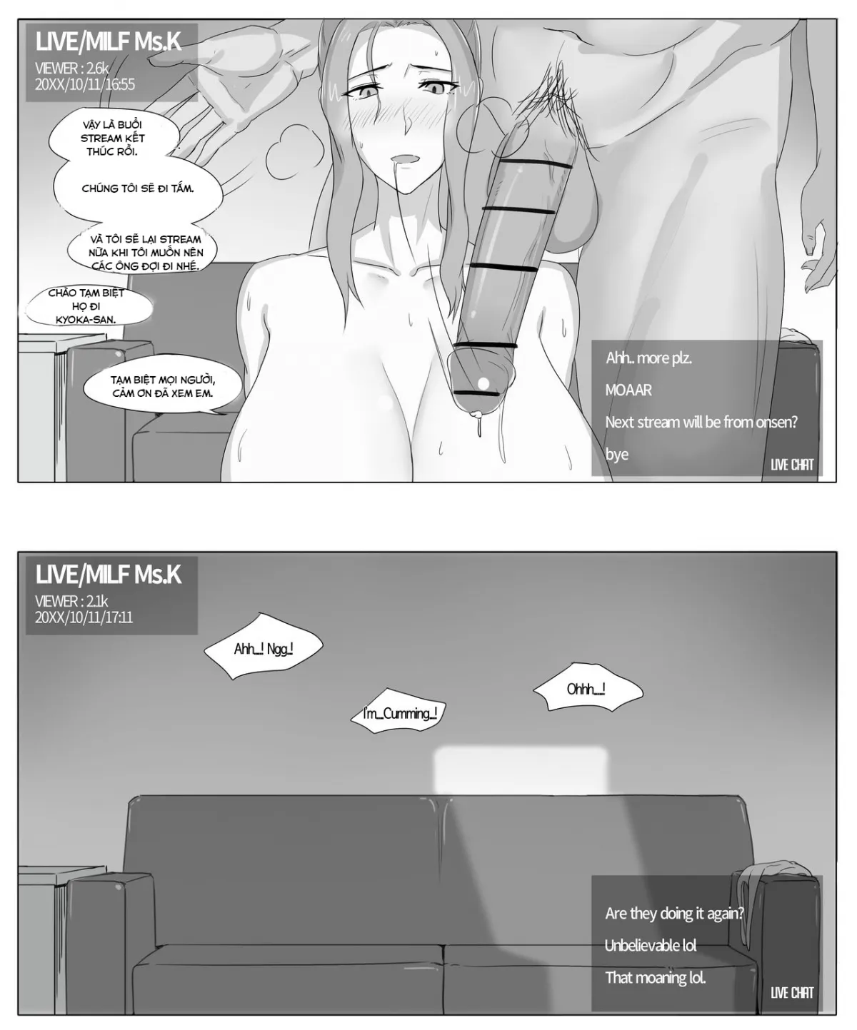 HentaiVN.net - Ảnh 13 - Buổi stream đầu tiên của Kyoka-san. - One-shot
