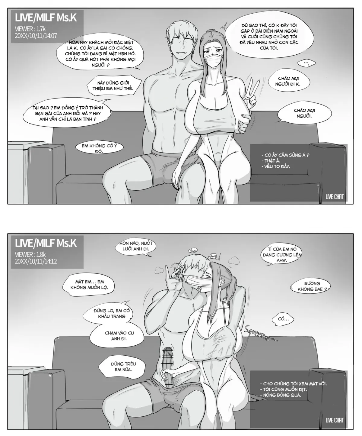 HentaiVN.net - Ảnh 4 - Buổi stream đầu tiên của Kyoka-san. - One-shot