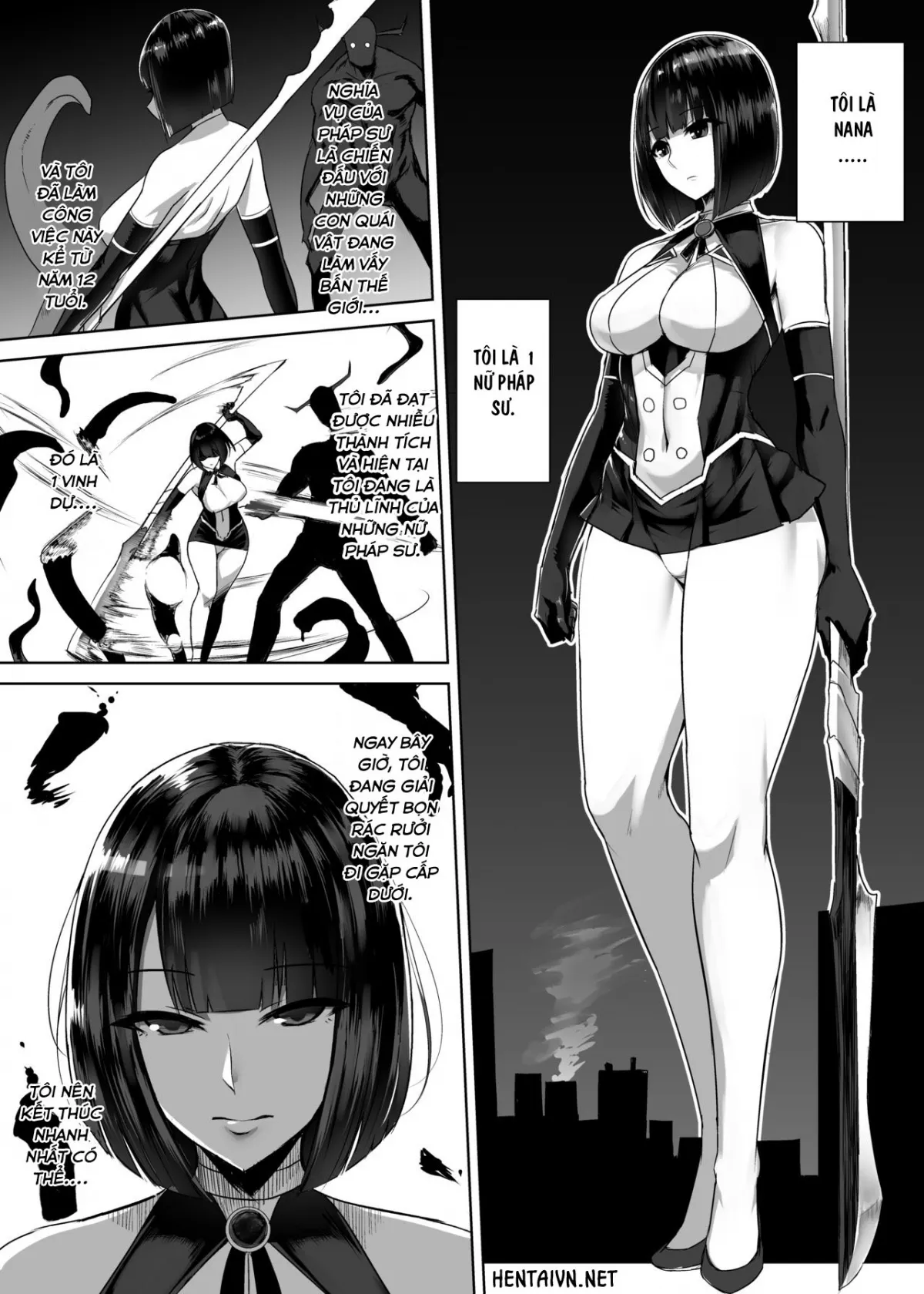 HentaiVN.net - Ảnh 3 - Hấp diêm lỗ đít của nữ pháp sư đít bự [Shokushuu Shussan Mahou Shoujo] - Oneshot