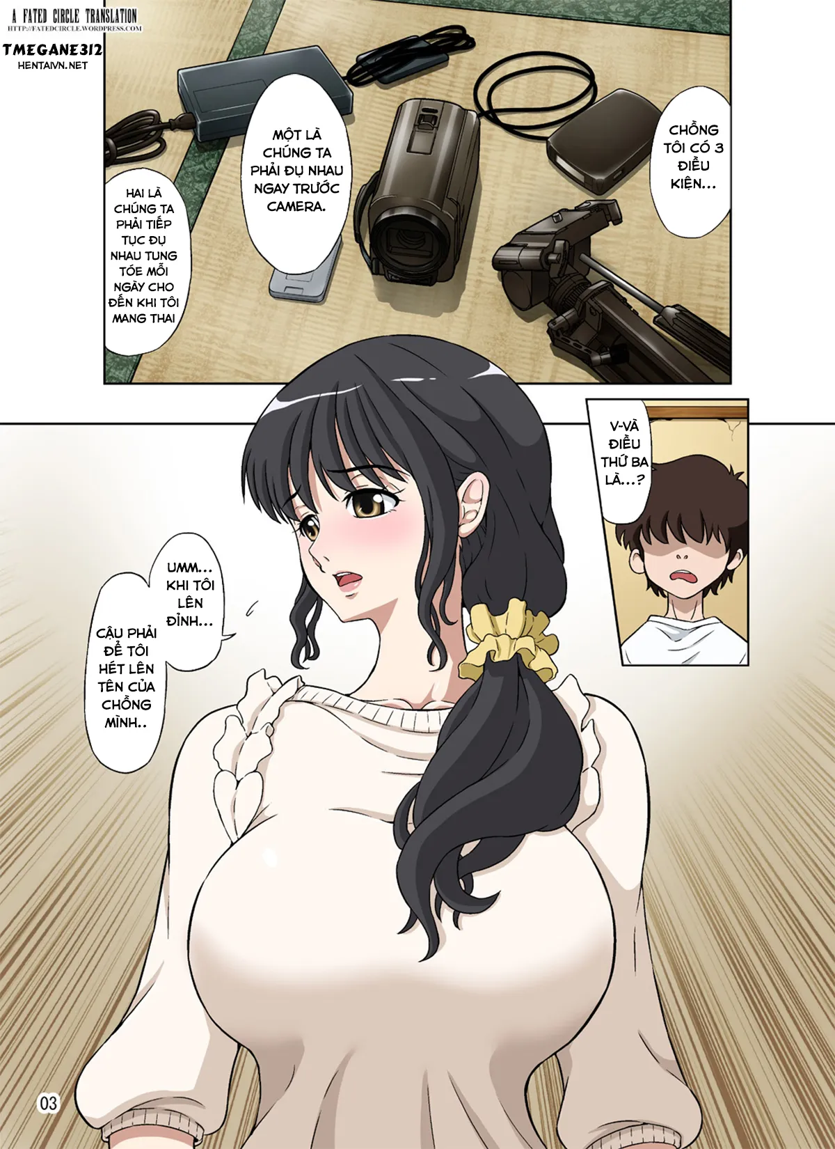 HentaiVN.net - Ảnh 4 - Cô Vợ Trẻ Dú Bự Có Ông Chồng Bất Lực Và Cậu Trai May Mắn! [Hitozuma Miyuki-san ni Otto Kounin de Mainichi Tanetsuke Sex] - Phiên bản da không bị rám nắng - (fix 20.5.2021)