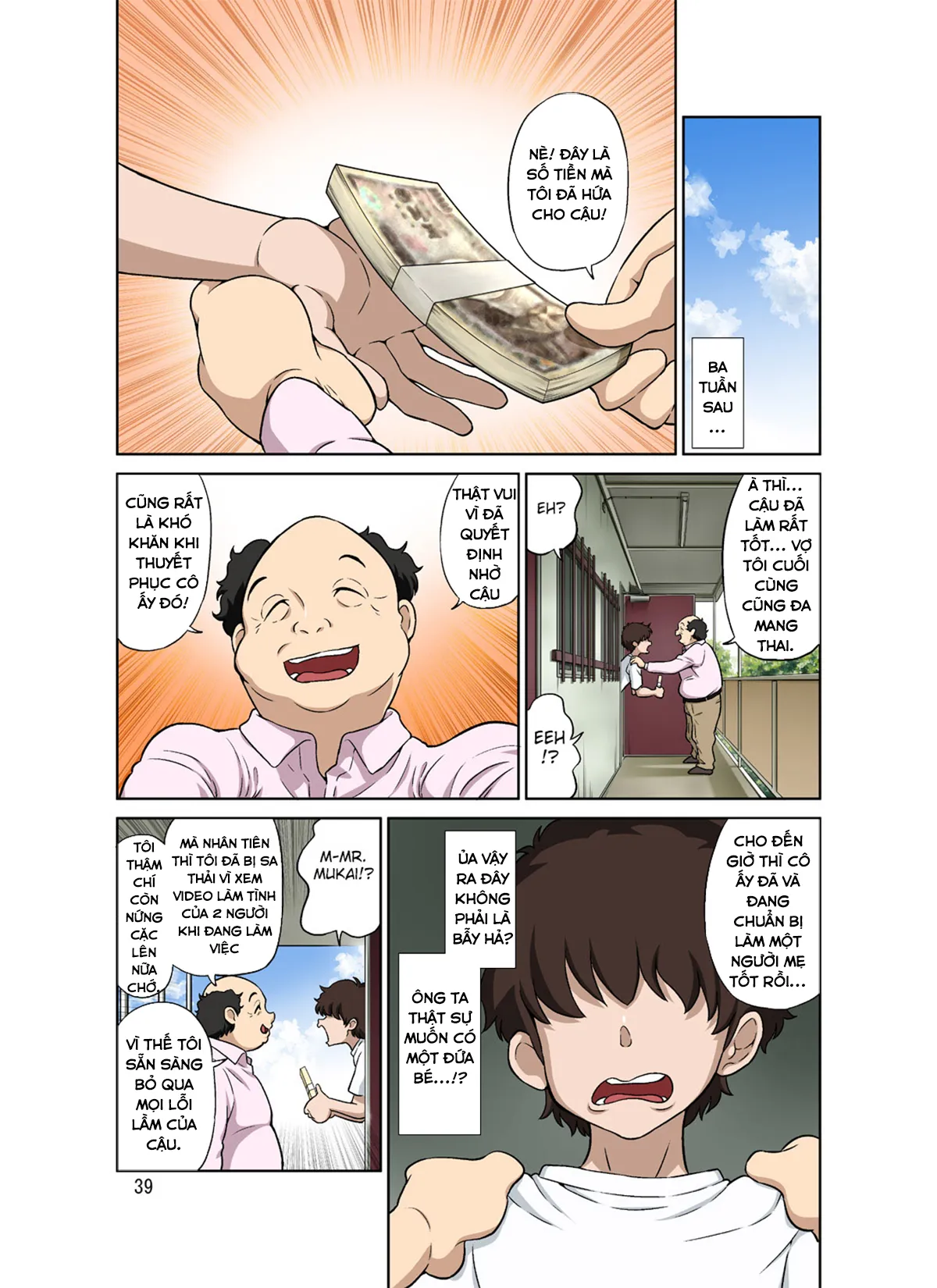HentaiVN.net - Ảnh 40 - Cô Vợ Trẻ Dú Bự Có Ông Chồng Bất Lực Và Cậu Trai May Mắn! [Hitozuma Miyuki-san ni Otto Kounin de Mainichi Tanetsuke Sex] - Phiên bản da không bị rám nắng - (fix 20.5.2021)