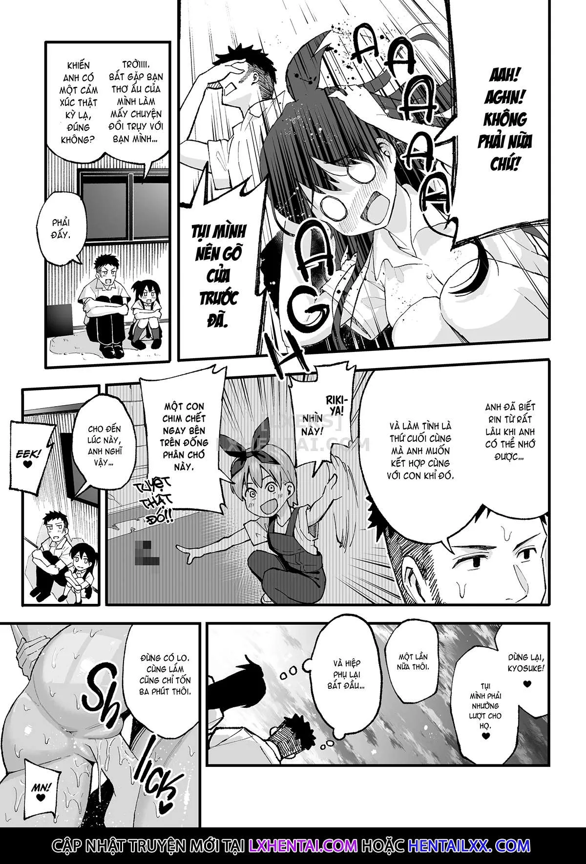 HentaiVN.net - Ảnh 10 - Lover Swap [こいびとスワッピング！] - Oneshot