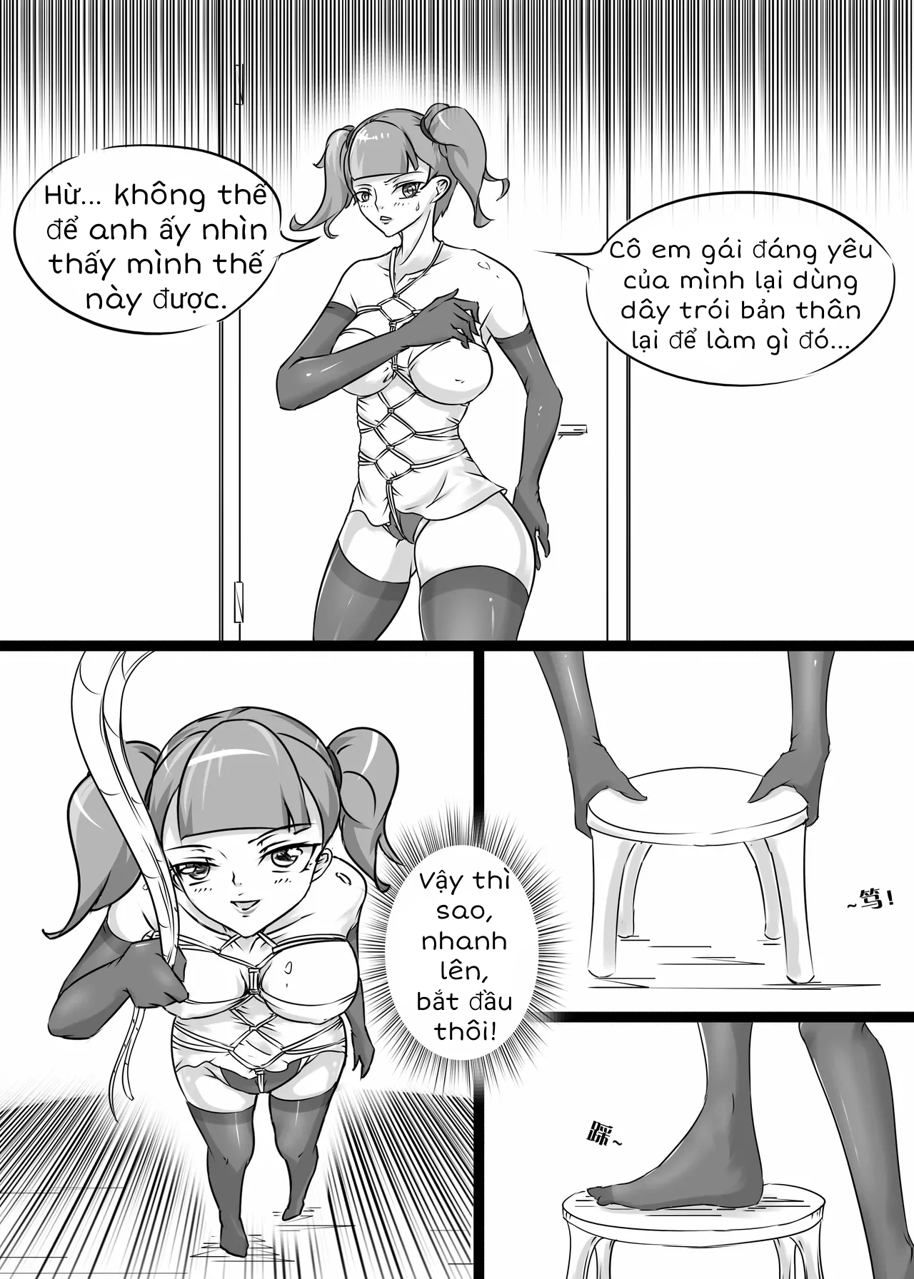 HentaiVN.net - Ảnh 4 - Em gái tôi chơi SM bị lỗi rồi ư - 1