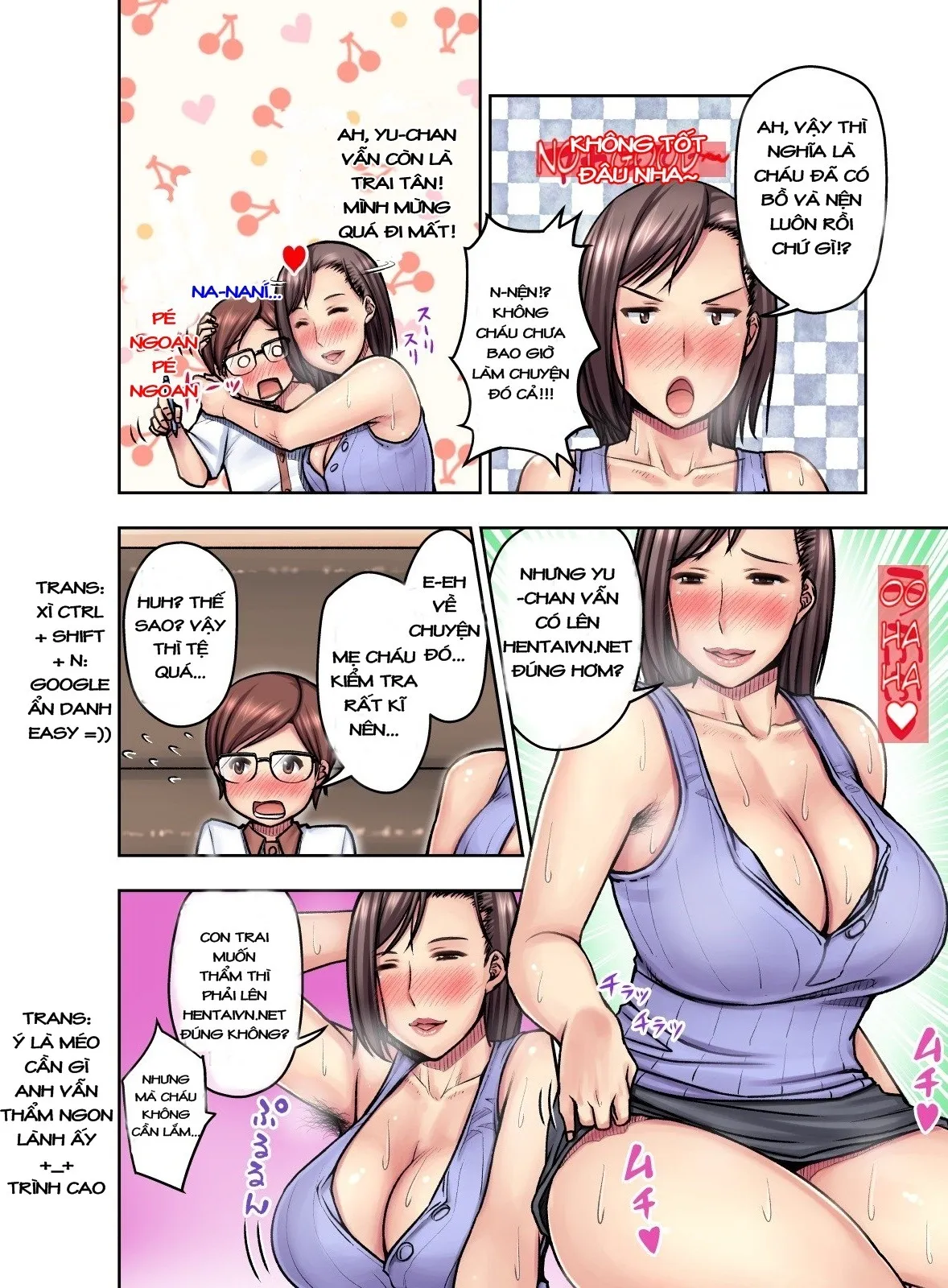 HentaiVN.net - Ảnh 9 - Nigate na Kansai no Obasan ni Azukerareta Atsui Atsui Natsu no Yoru [Hot Hot Night in the Custody of my Difficult Kansai Aunt] - Oneshot