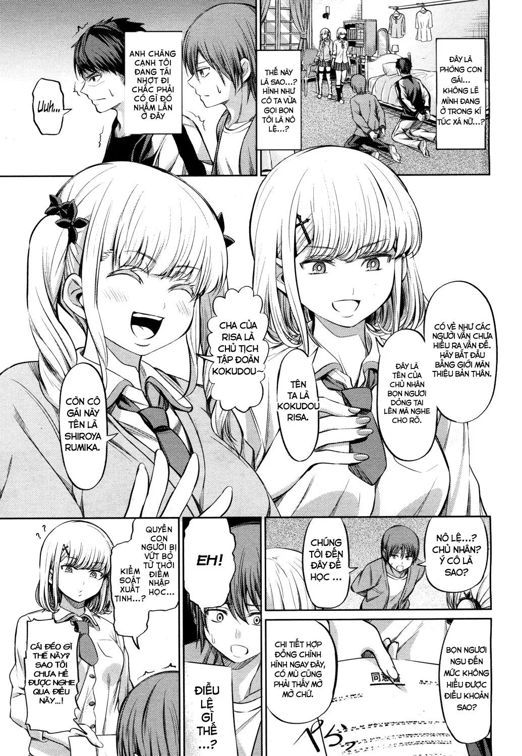 HentaiVN.net - Ảnh 4 - Shihai No Gakusha - Chap 1