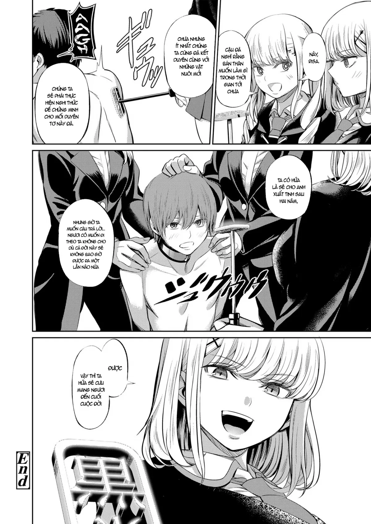 HentaiVN.net - Ảnh 25 - Shihai No Gakusha - Chap 2.2: End
