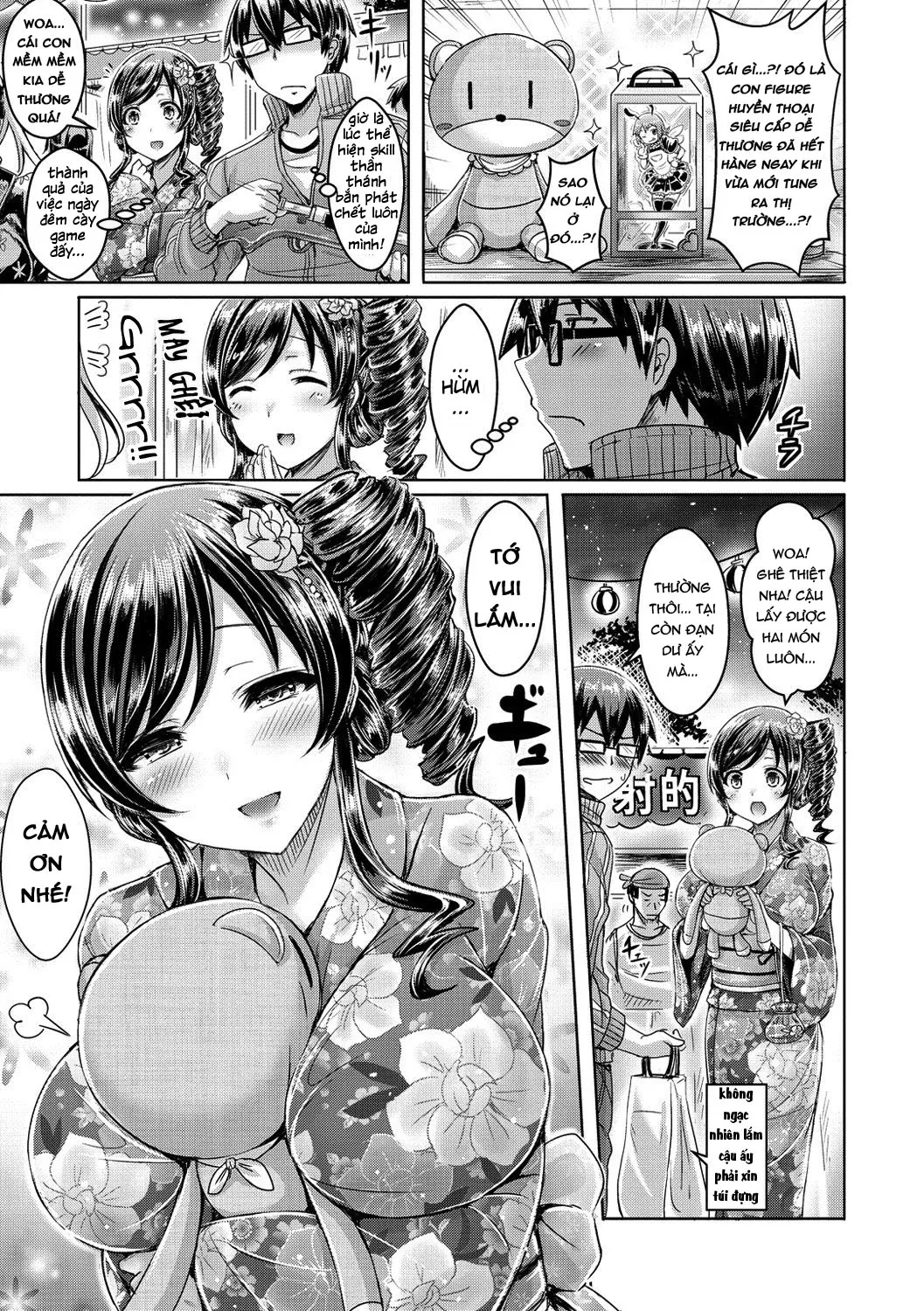 HentaiVN.net - Ảnh 3 - Chichi Koi! [Tình yêu oppai] - Chap 2