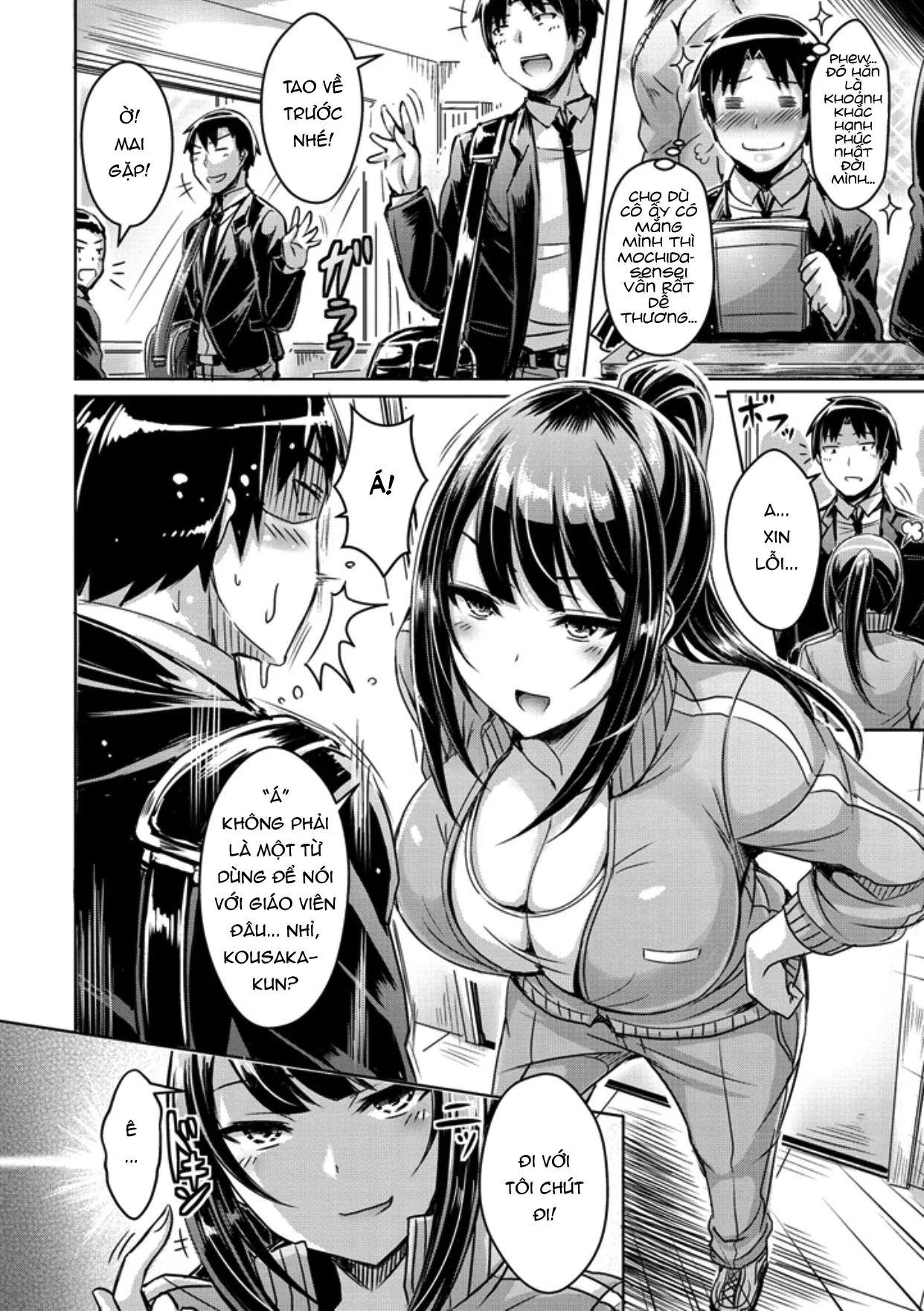 HentaiVN.net - Ảnh 4 - Chichi Koi! [Tình yêu oppai] - Chap 3