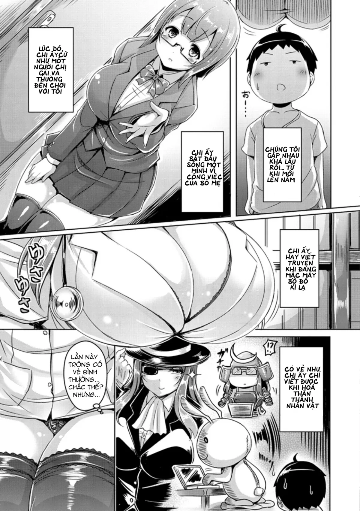HentaiVN.net - Ảnh 3 - Chichi Koi! [Tình yêu oppai] - Chap 6 - END