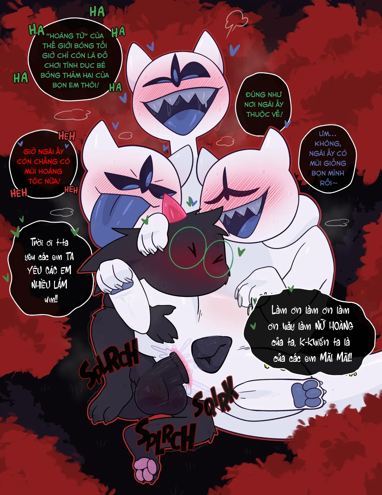HentaiVN.net - Ảnh 12 - Ralsei x Clover - Oneshot