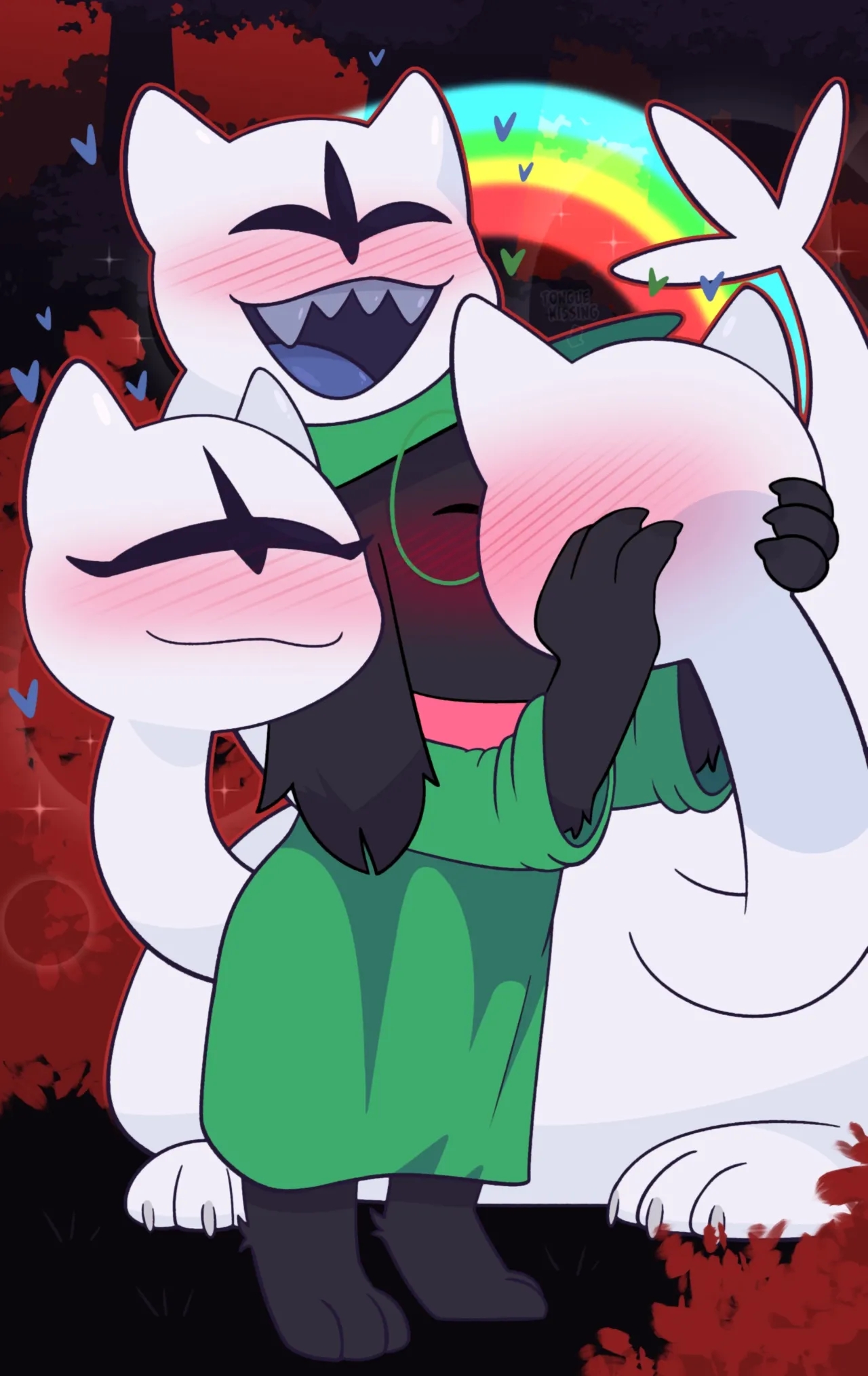 HentaiVN.net - Ảnh 16 - Ralsei x Clover - Oneshot