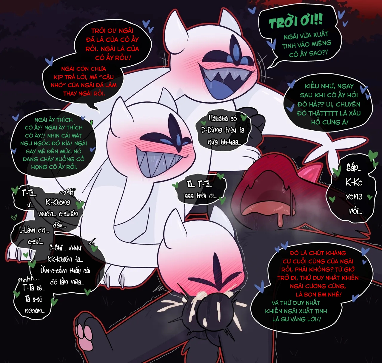 HentaiVN.net - Ảnh 6 - Ralsei x Clover - Oneshot