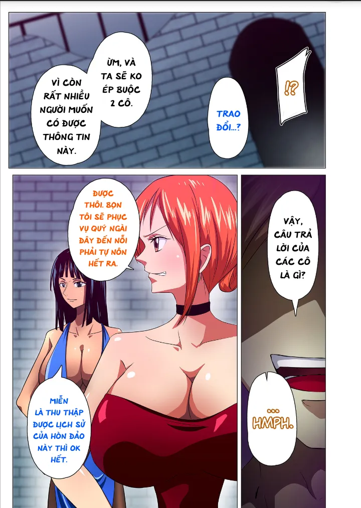 HentaiVN.net - Ảnh 5 - Onna Kaizoku ga Himitsu no Settai - Nami và Robin sa đọa quá .