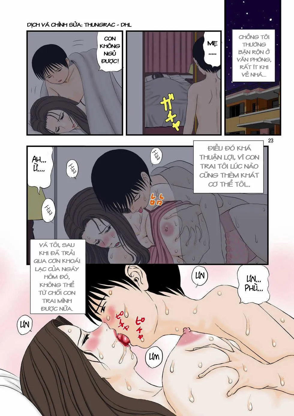 HentaiVN.net - Ảnh 23 - Drowning In Ecstasy From A Sons request - Oneshot