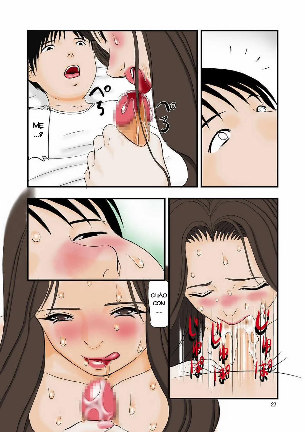 HentaiVN.net - Ảnh 27 - Drowning In Ecstasy From A Sons request - Oneshot