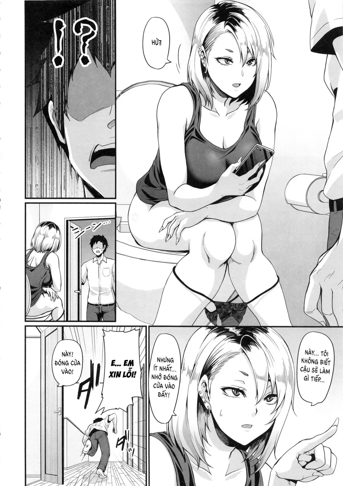HentaiVN.net - Ảnh 6 - Her Sister's a Gyaru, a Bitch, and a Slut [Kanojo no Ane wa Gal de Bitch de Yariman de] - Oneshot