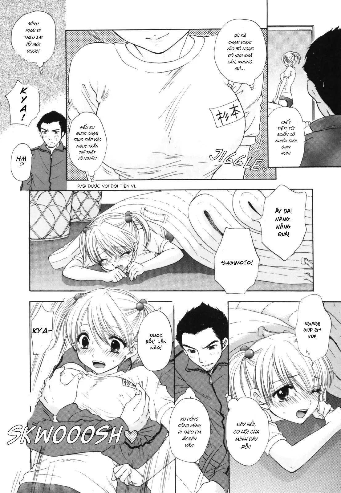 HentaiVN.net - Ảnh 7 - Cuộc đào thoát vĩ đại p1 - Chap 7 buổi học thể dục