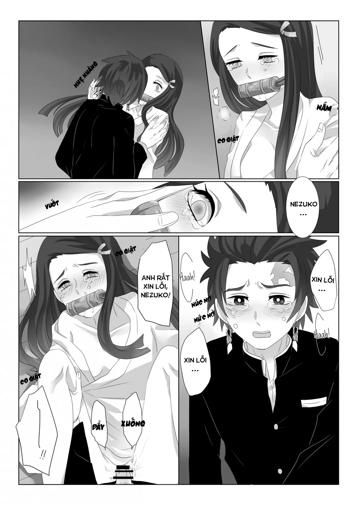 HentaiVN.net - Ảnh 11 - Tanjiro X Nezuko (Kimetsu no Yaiba) [Rakurai | Fallen Maiden (Kimetsu no Yaiba)] - Oneshot