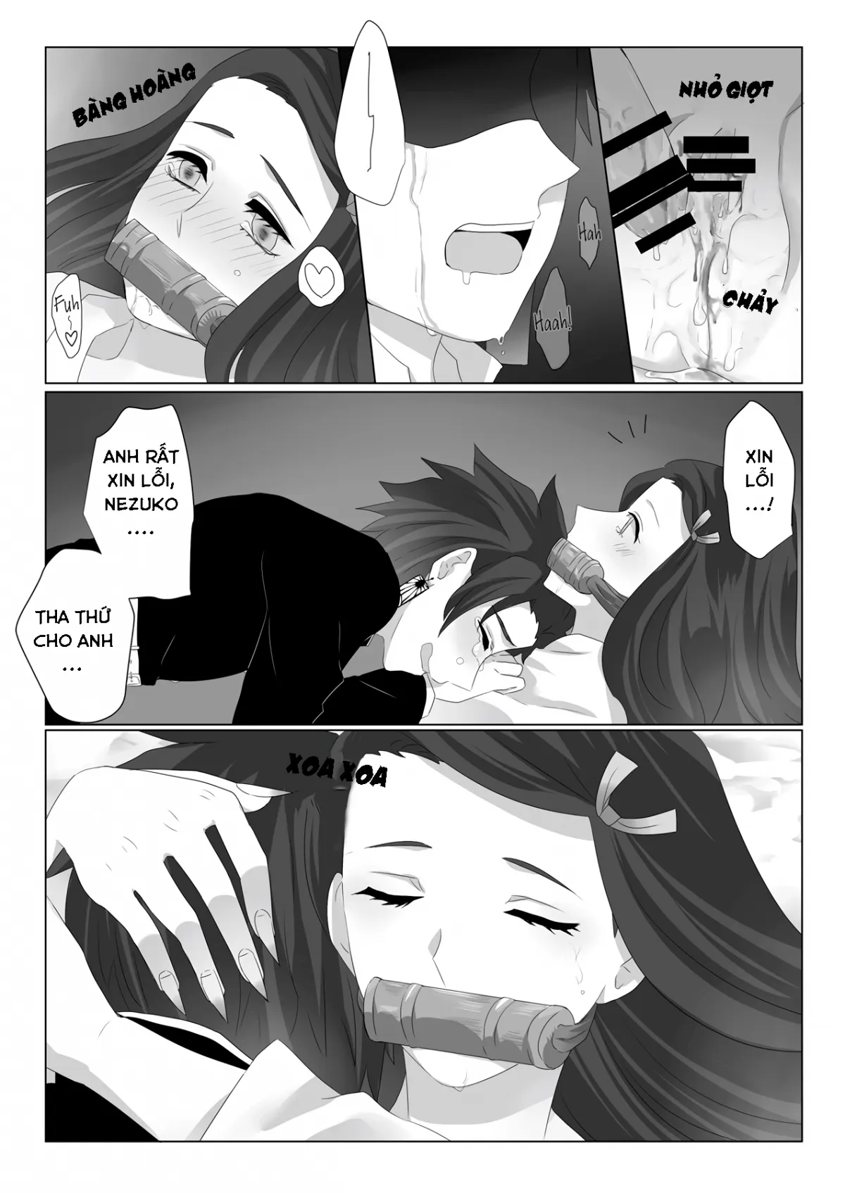 HentaiVN.net - Ảnh 13 - Tanjiro X Nezuko (Kimetsu no Yaiba) [Rakurai | Fallen Maiden (Kimetsu no Yaiba)] - Oneshot