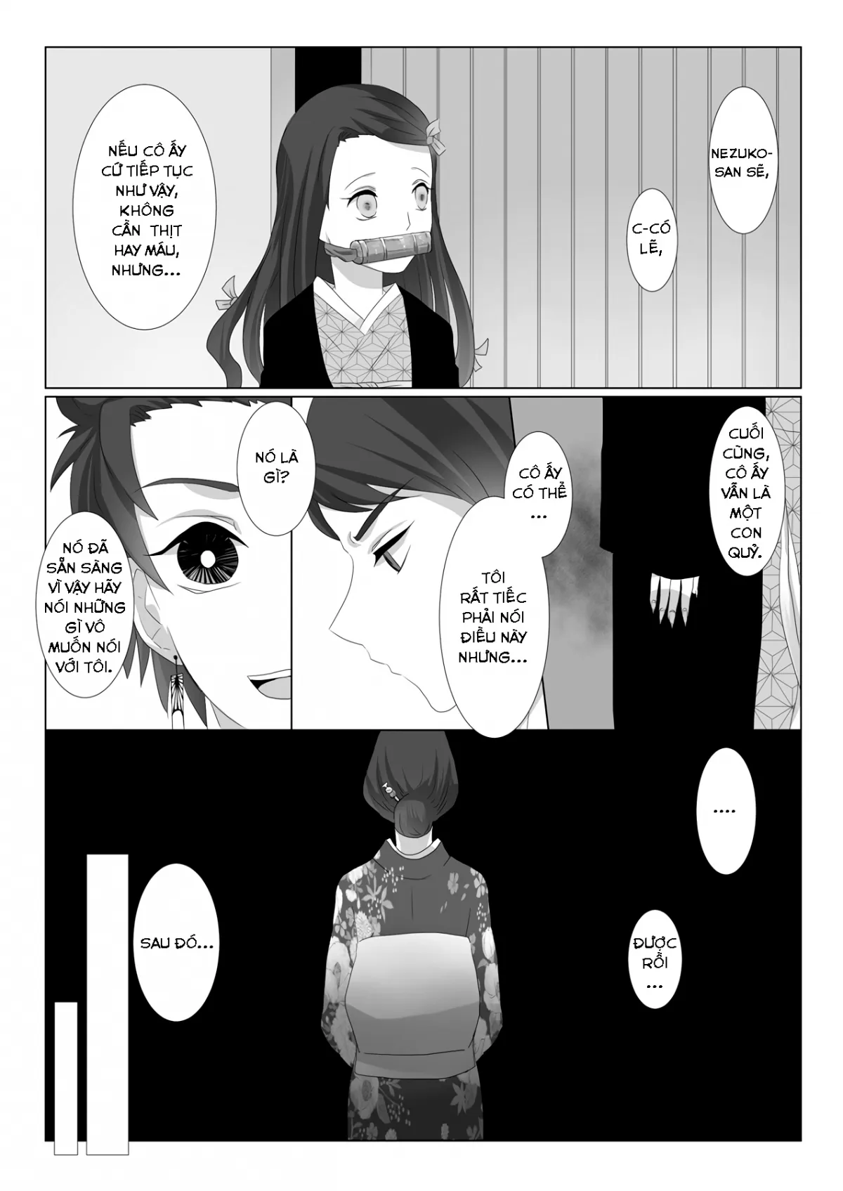 HentaiVN.net - Ảnh 3 - Tanjiro X Nezuko (Kimetsu no Yaiba) [Rakurai | Fallen Maiden (Kimetsu no Yaiba)] - Oneshot