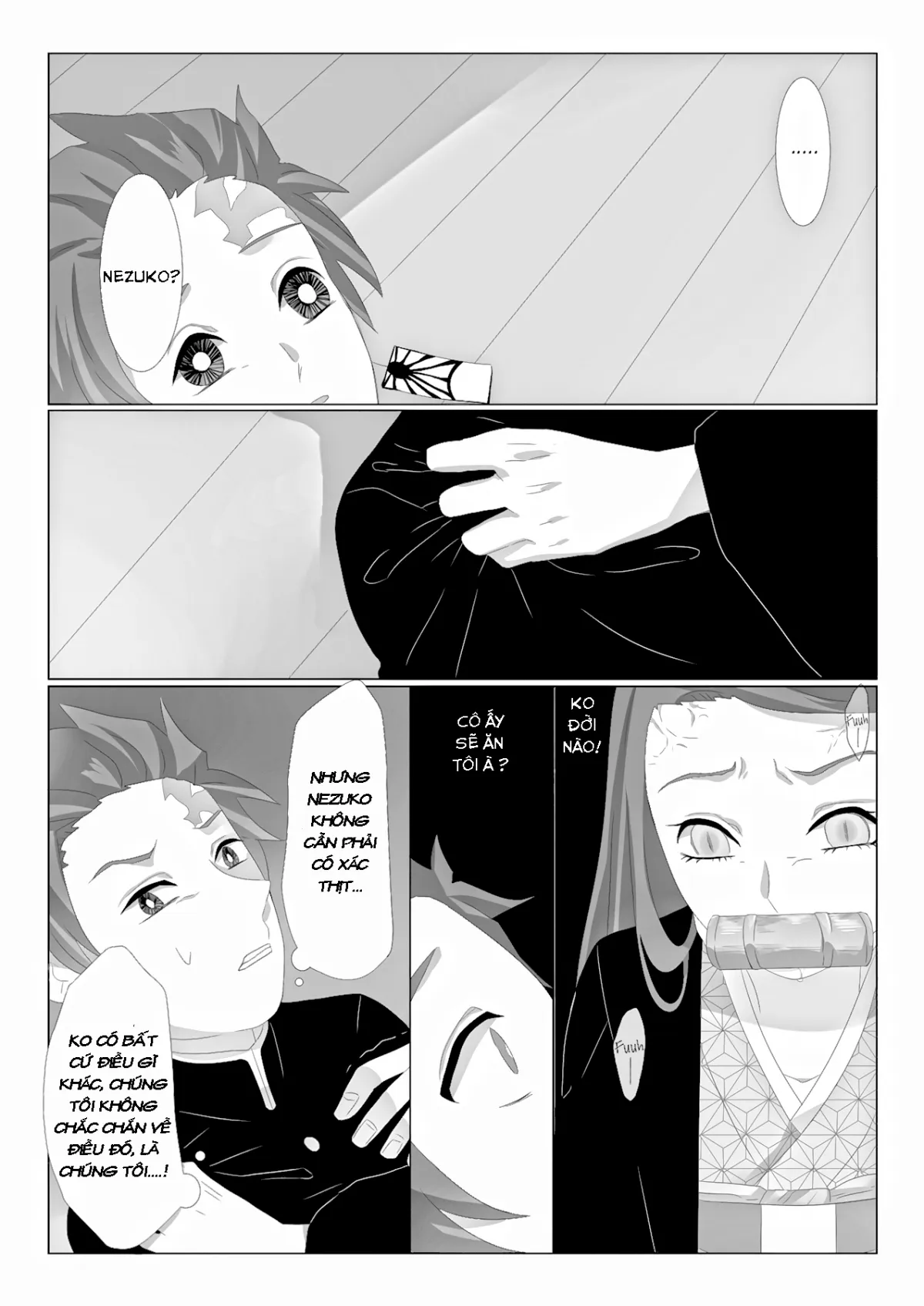 HentaiVN.net - Ảnh 4 - Tanjiro X Nezuko (Kimetsu no Yaiba) [Rakurai | Fallen Maiden (Kimetsu no Yaiba)] - Oneshot