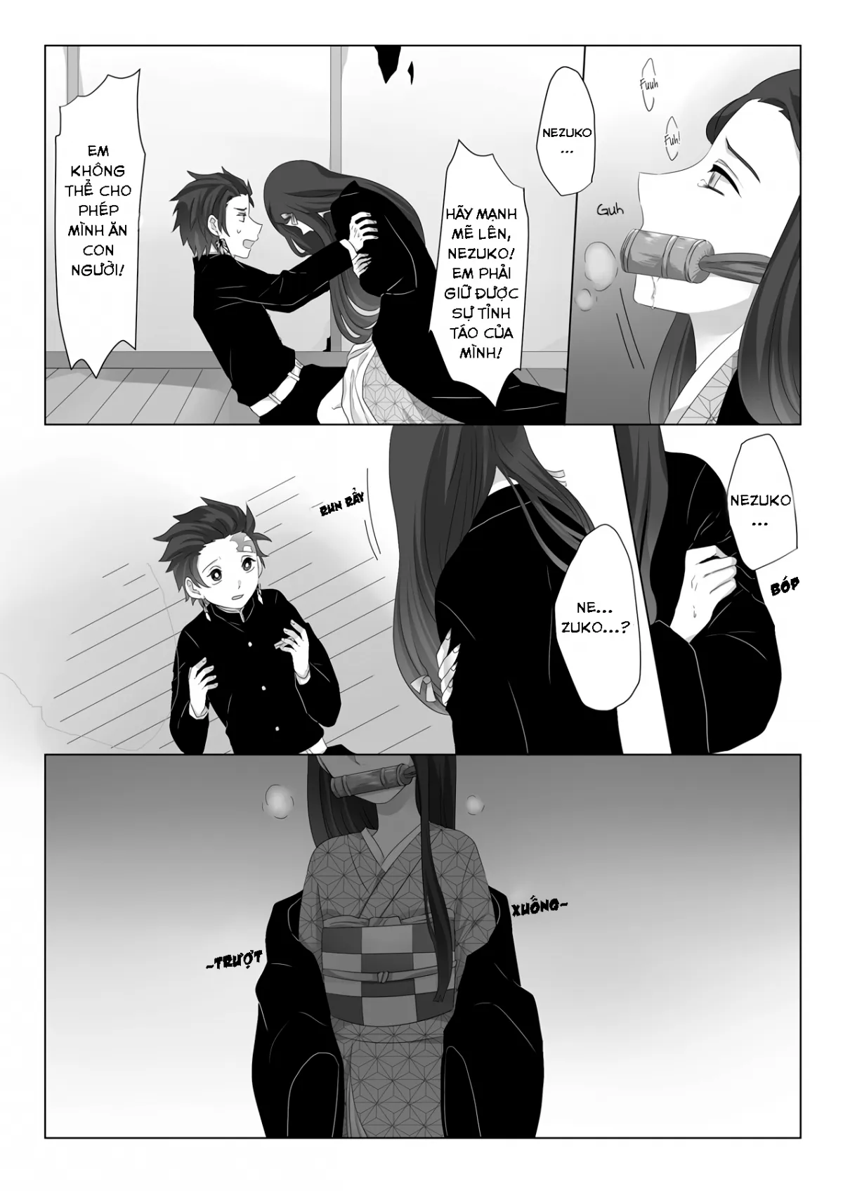 HentaiVN.net - Ảnh 5 - Tanjiro X Nezuko (Kimetsu no Yaiba) [Rakurai | Fallen Maiden (Kimetsu no Yaiba)] - Oneshot